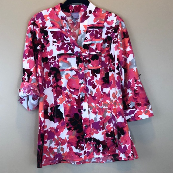 Laura Scott Confetti Blouse - Picture 1 of 6